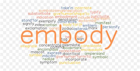 what is another word for embody.